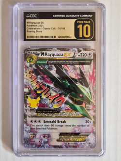 2021 POKEMON CELEBRATIONS #76 RAYQUAZA CGC 10 PRISTINE - Image 1