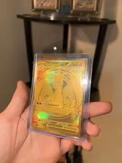 Pokemon Mega Charizard Y EX Gold Foil Full Art 294/217 - Image 2