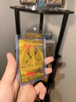 Pokemon Mega Charizard Y EX Gold Foil Full Art 294/217 - Image 3