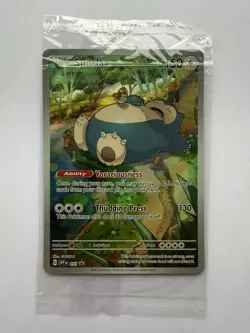 Pokemon SEALED Snorlax SVP #051 151 ETB Black Star Promo - Image 1