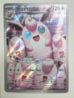Wigglytuff 105/094 Illustration Rare IR Phantasmal Flames PFL Pokemon TCG NM - Image 1