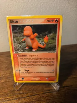 🔥Ditto Charmander🔥 Pokemon TCG 2005 Delta Species 37/113 Uncommon LP/NM - Image 1