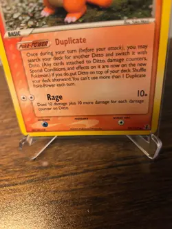 🔥Ditto Charmander🔥 Pokemon TCG 2005 Delta Species 37/113 Uncommon LP/NM - Image 4
