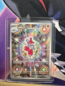Pokemon Tcg Medicham Alt Rare 241/217 Mega Evolutions Ascended Heroes NM English - Image 1