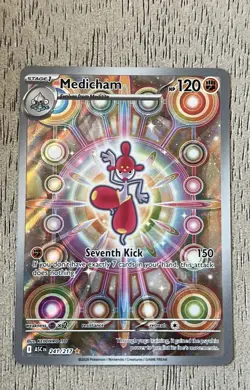 Pokemon Tcg Medicham Alt Rare 241/217 Mega Evolutions Ascended Heroes NM English - Image 1
