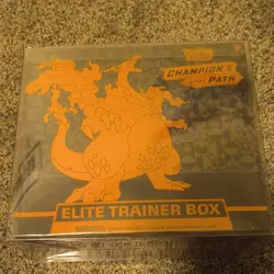 Pokemon Champion's Path Elite Trainer Box Charizard English 10 Booster Packs - Image 1