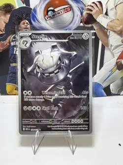Steelix 150 Mega Evolution Illustration Rare English Pokemon Tcg Full Art Holo - Image 1