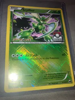 Pokemon Scyther 3rd place 4/108 Promo league Holo RARE!! - Image 4