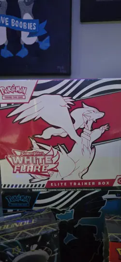 Pokemon TCG Black Bolt White Flare Elite Trainer Box ETB - Image 1