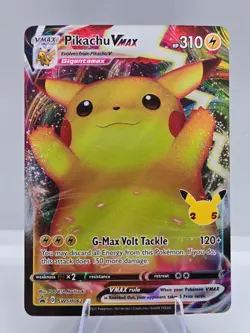 Pikachu VMAX SWSH062 Promo SWSH Black Star Pokemon NM - Image 1