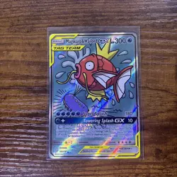 Pokemon Magikarp & Wailord GX TAG TEAM Ultra Rare Full Art Holo 161/181 NM - Image 1
