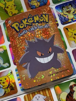 Pokemon Gengar Holo Vintage Pocket Monsters Vending Prism Sticker Nintendo - Image 5
