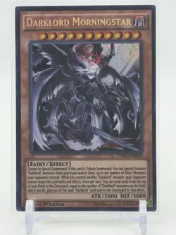 Yu-Gi-Oh! Darklord Morningstar 1st Edition DESO-EN029 NM - Image 1