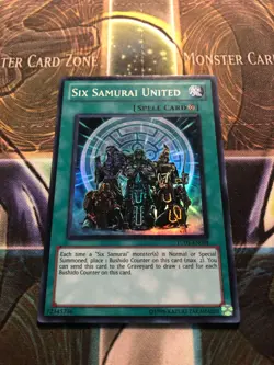*** SIX SAMURAI UNITED *** (LP) SUPER RARE TURBO PACK TU05-EN004 YUGIOH! - Image 2