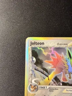 Pokemon Jolteon Delta Species Holo Rare 7/113 2005 English TCG Card LP - Image 2