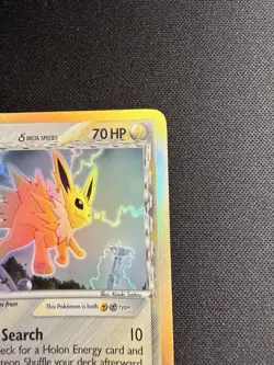 Pokemon Jolteon Delta Species Holo Rare 7/113 2005 English TCG Card LP - Image 3