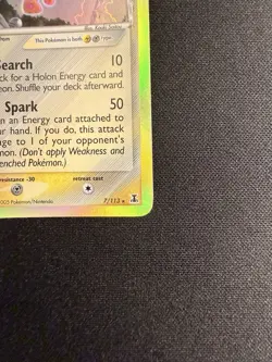 Pokemon Jolteon Delta Species Holo Rare 7/113 2005 English TCG Card LP - Image 5