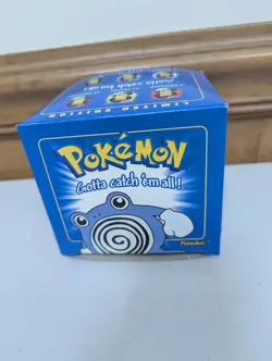 Pokemon Card Poliwhirl 23K Gold Plated 1999 Burger King in Box With Ball - Image 1