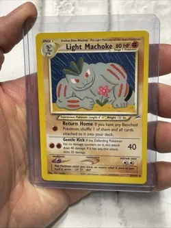 Light Machoke 49/105 Neo Destiny Vintage 2002 Pokemon Card - NM/MT Pokemon WOTC - Image 1