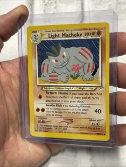 Light Machoke 49/105 Neo Destiny Vintage 2002 Pokemon Card - NM/MT Pokemon WOTC - Image 2