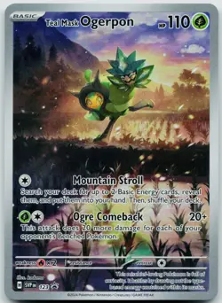 Teal Mask Ogerpon #123 Promo,Holo SV: Scarlet & Violet Promo Cards - NM - Image 1
