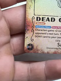 Sabo OP13-120 SP Wanted Poster Alternate Art One Piece Card English Carrying On - Image 5