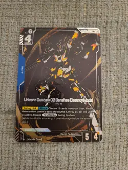 Unicorn Gundam 02 Banshee (Destroy Mode) (LR+) GD01-003 - Gundam TCG Card Game - Image 1
