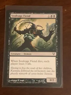 Magic the Gathering Avacyn Restored Soulcage Fiend - Image 1