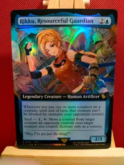 Rikku, Resourceful Guardian FOIL (Extended Art) - Final Fantasy - NM - MTG - Image 1