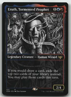 Eruth, Tormented Prophet (Showcase) R Innistrad: Crimson Vow 323 LP - Image 1
