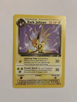 Pokemon Dark Jolteon 38/82 Team Rocket Uncommon Regular 50 HP 2000 Eng - Image 1