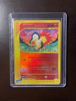 Cyndaquil Reverse Holo 104/165 Pokemon Expedition LP - Image 3