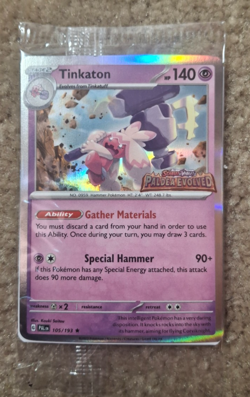 2023 POKEMON SV02 TINKATON PALDE EVOLVED STAMPED HOLO PROMO, EUROPE EXCLUSIVE B - Image 1