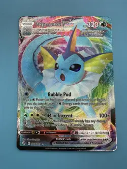 Vaporeon VMAX - 030/203 - Pokemon Evolving Skies Sword Shield Ultra Rare Card NM - Image 3