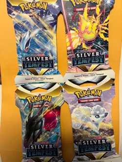 4x Pokemon Silver Tempest Sleeved Booster Packs - Complete Art Set! 820650870927 - Image 2