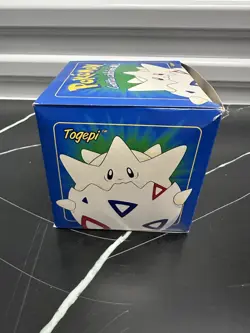 Pokemon Card Togepi 23K Gold Plated 1999 Burger King in Box With Ball - Image 2