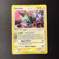 Pokemon Gyarados Holon Phantoms 8/110 Holo Rare Delta Species 2006 LP - Image 1