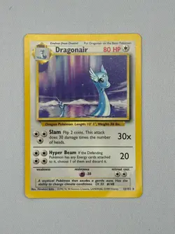 Pokemon TCG Pokemon Base Set Dragonair Non-Holo Rare Regular 18/102 - Image 1