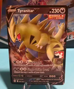 Tyranitar V 097/163 Prize Pack Series Pokemon Play! Mint Condition Clean! - Image 1
