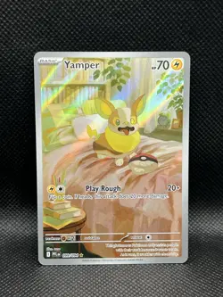 Yamper 099/094 IR Phantasmal Flames Me02 ILLUSTRATION RARE HOLO Pokemon English - Image 1