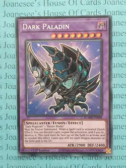 BLMM-EN008 Dark Paladin Yu-Gi-Oh Card 1st Edition Chibi Artwork New - Image 1