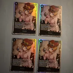 X4 One Piece Card Game TCG Koala EB03-042 SR Heroines Edition M/NM Condition - Image 1