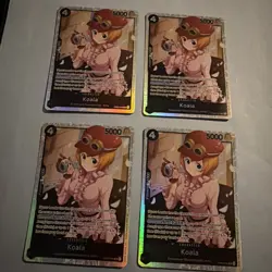 X4 One Piece Card Game TCG Koala EB03-042 SR Heroines Edition M/NM Condition - Image 2
