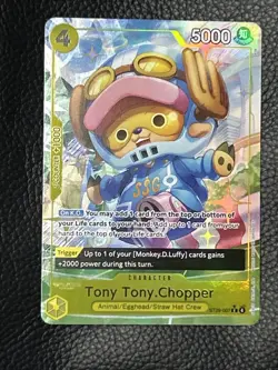 ONE PIECE TONY TONY CHOPPER ST29-007 C FULL ART ALTERNATE ART ENGLISH - Image 1
