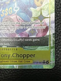 ONE PIECE TONY TONY CHOPPER ST29-007 C FULL ART ALTERNATE ART ENGLISH - Image 4