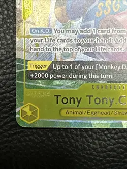 ONE PIECE TONY TONY CHOPPER ST29-007 C FULL ART ALTERNATE ART ENGLISH - Image 5