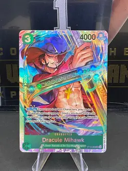 Dracule Mihawk ST12-003 SR Foil Starter Deck 12 Zoro and Sanji - Image 1