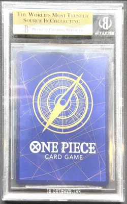 One Piece TCG BGS 9.5 Gem Mint Nami OP01-016 Manga Alt Art The Best Japanese PRB - Image 2