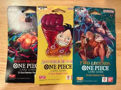 Bundle of One Piece op06, op07, and op08 English Sleeved Booster Packs - Image 1