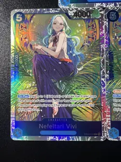 Nefeltari Vivi EB03-024 SR ONE PIECE Heroines Edition English Near Mint X3 - Image 2